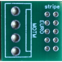 power adapter chiclet pcb, euro 10 pin to MOTM