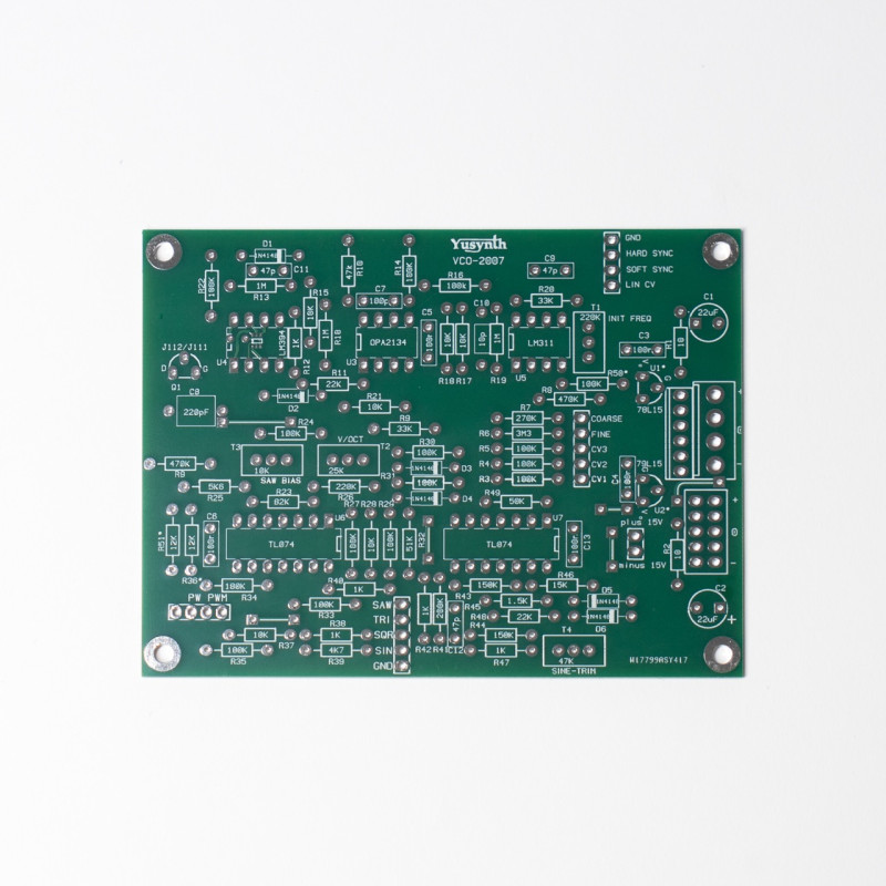 Yusynth VCO PCB