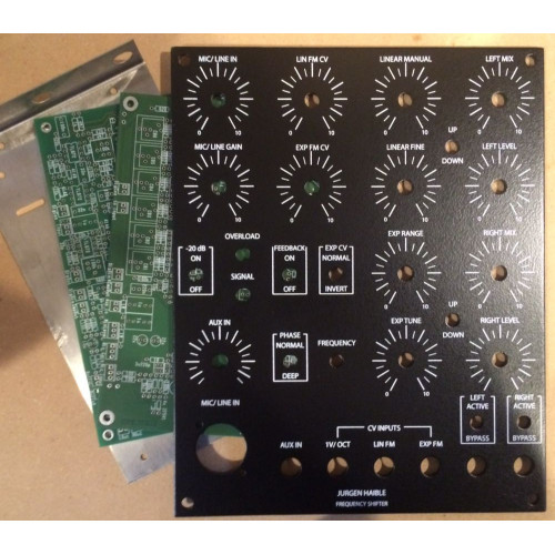 haible frequency shifter, pcbs+bkt+panel, MOTM 4U (BNDJHFSFTMOTM4U) by synthcube.com