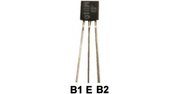 Transistor mu10 UJT-P ip&lt5µa iv&gt1ma 2x 16932-125 