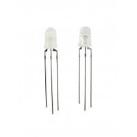 LED 5mm Bi-Color, Diffused & Water Clear (Common Cathode)
