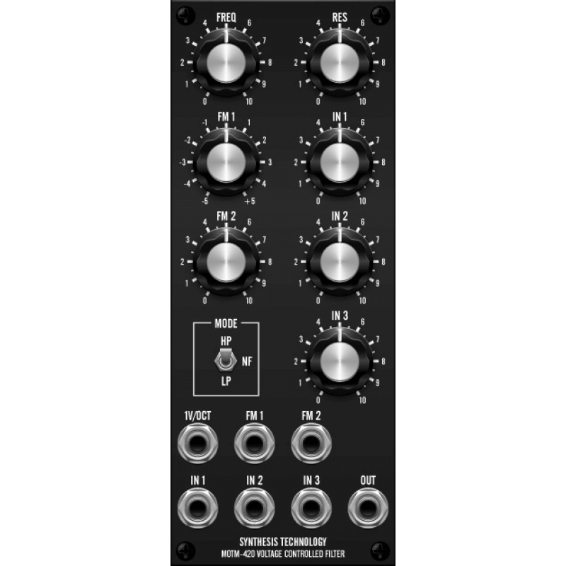 MOTM-420 ms-20 voltage controlled filter (M)TM420MASTER) by synthcube.com