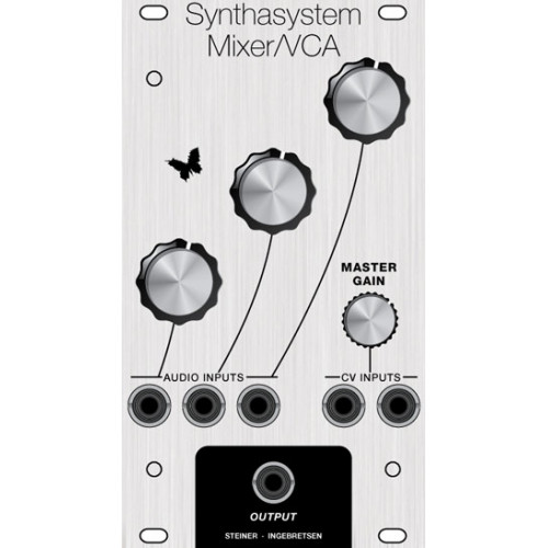 synthasystem vca/mixer, assembled, euro 14 hp (ASMSSVCAMEURO14) by synthcube.com