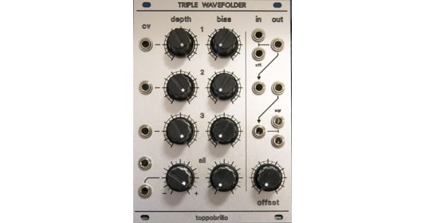 Toppobrillo Triple Wavefolder (Manhattan Analog) - synthCube