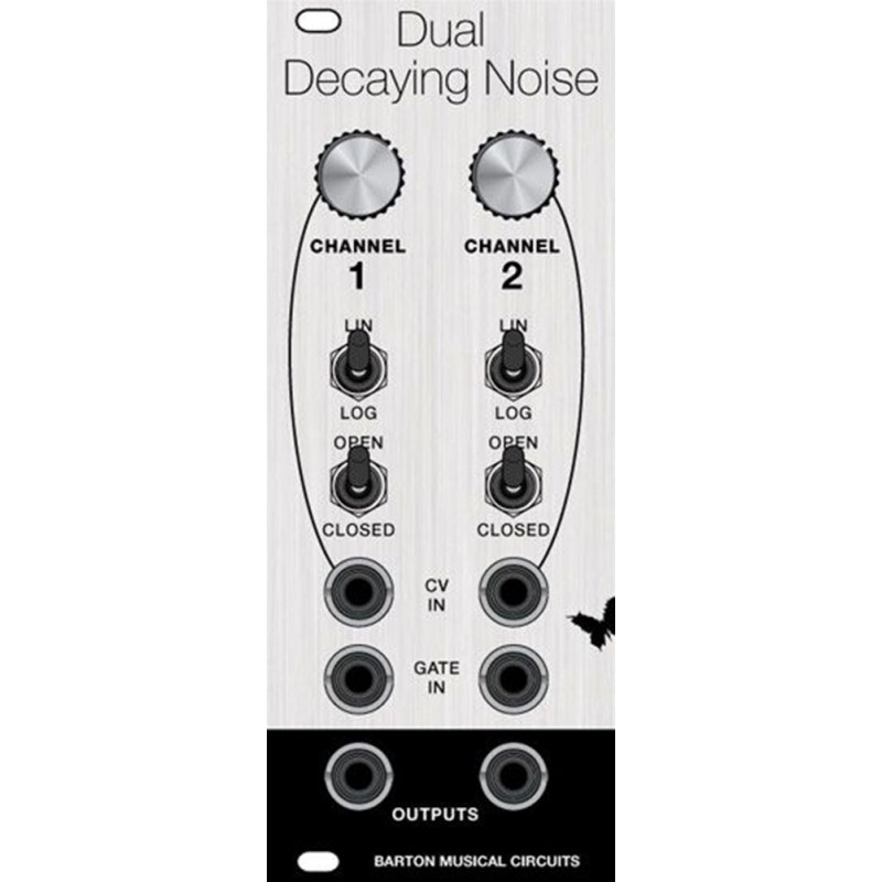 barton dual decaying noise, assembled, euro, 4hp (SMMBDDNXECLK04) by synthcube.com