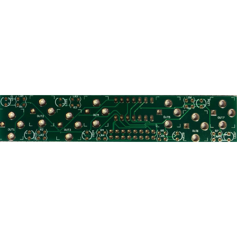 music thing turing machine pulses expander, pcb (PCBMTPULSNONE01) by synthcube.com