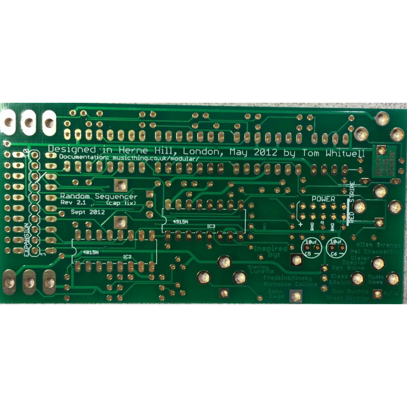 music thing turing machine, main pcb (PCBMTTTRNNONE01) by synthcube.com